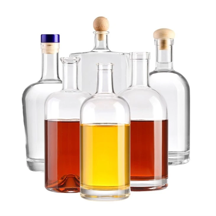 700ml Vodka Glass Bottle With Cork