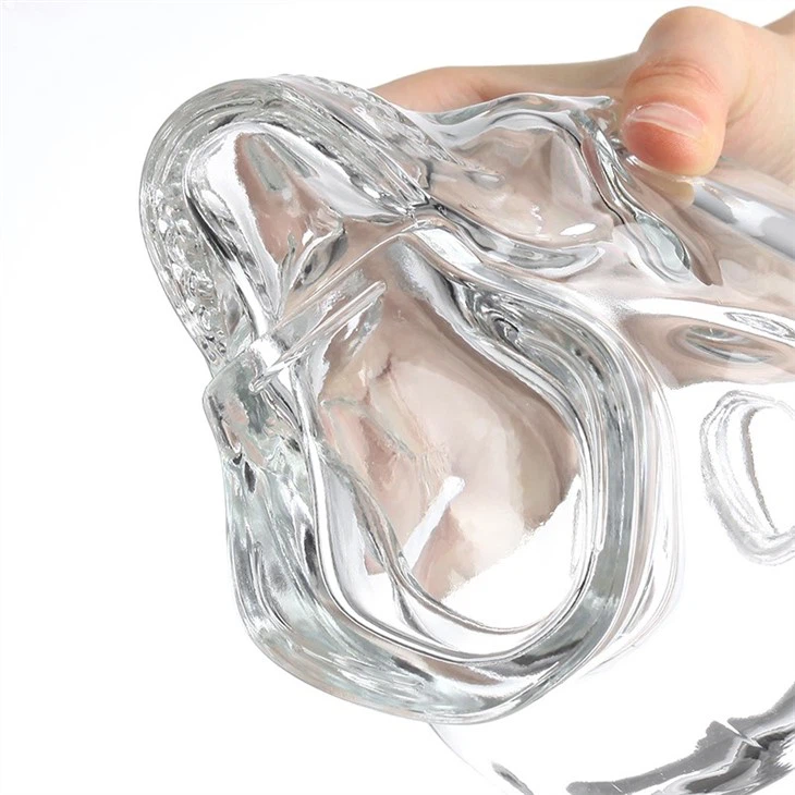 750ml Crystal Skull Vodka Glasses