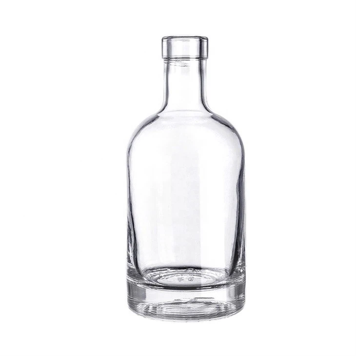 Transparent Vodka Wine Bottles
