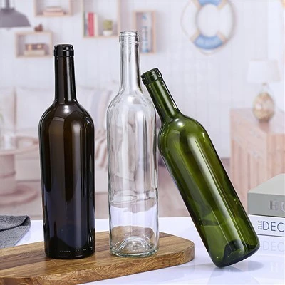 750ml Luxury Glass Wine Bottle