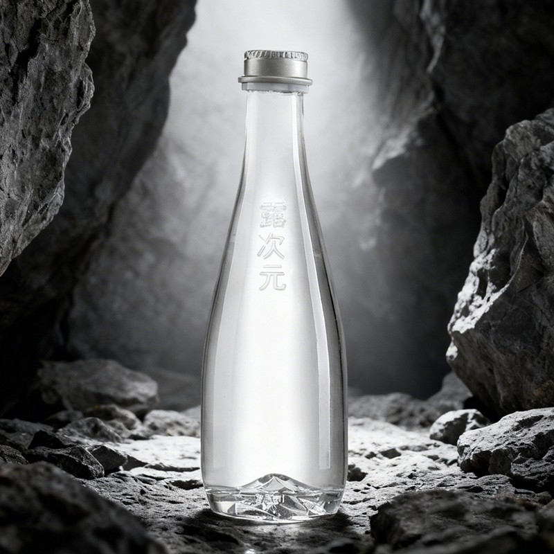Empty Glass Juice Bottle Custom Logo factory