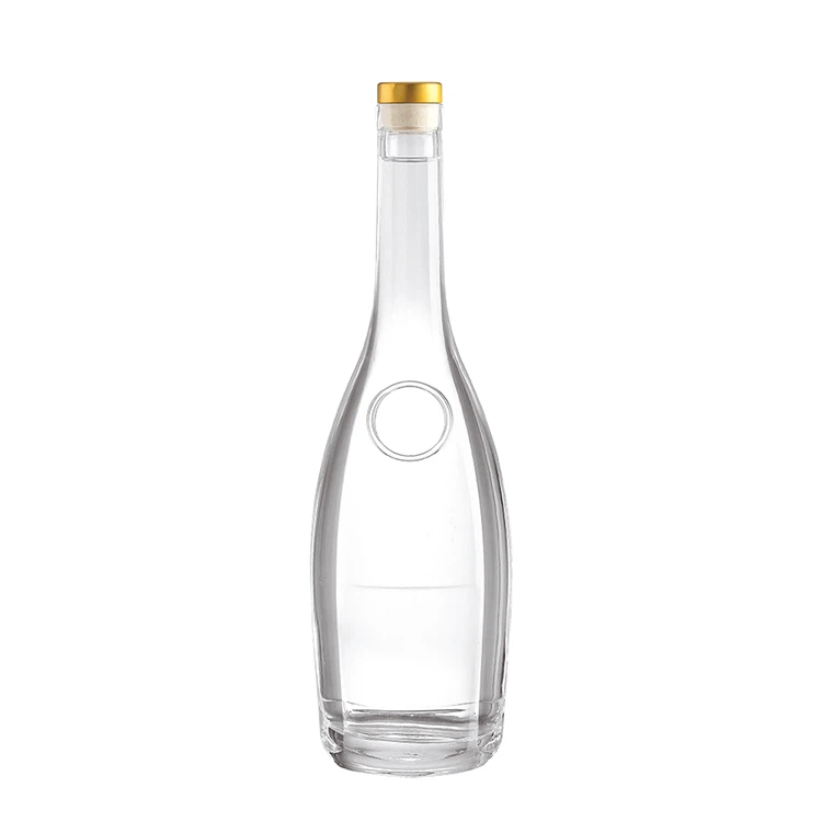 Empty Whisky Bottle Crystal Design With Cork