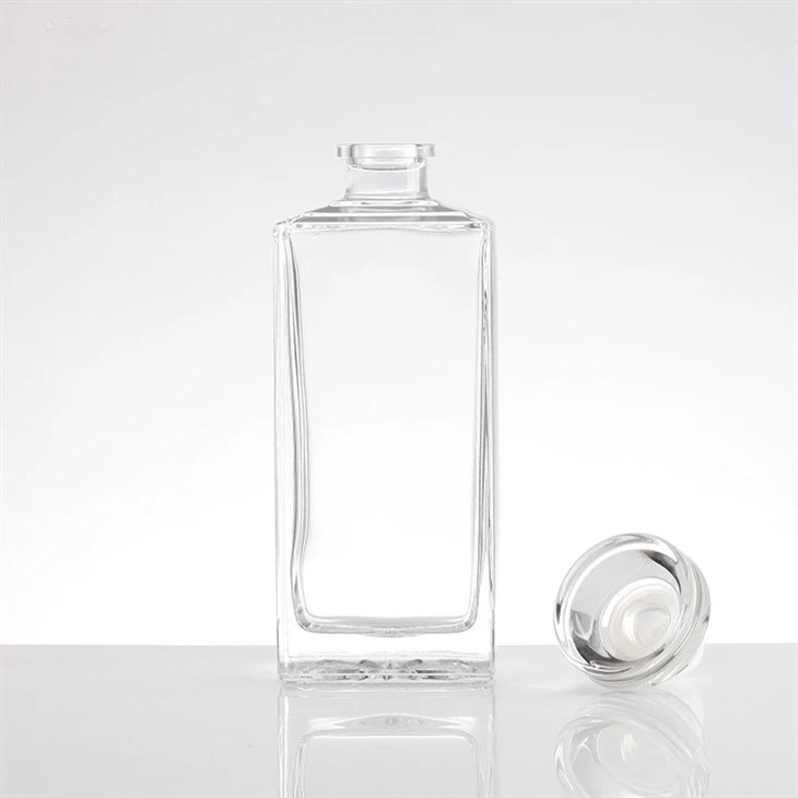 Small Square Glass Bottles For Alcohol