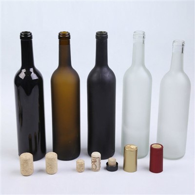Amber Whiskey Bottle